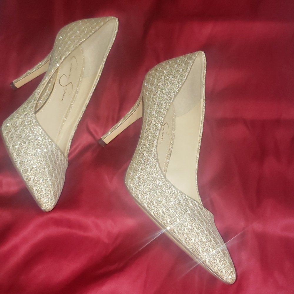 Jessica Simpson Sparkly High Heels